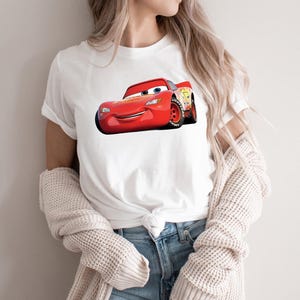 Cars Family Trip Shirt, Lightning McQueen Shirt, Piston Cup Champion T-shirt, Racing Series 95 Sweatshirt, Pixar Car McQueen Hoodie immagine 1