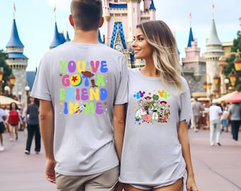 Toy Story Shirt, Disney World Toy Story T Shirt, You Ve Got A Friend In Me Shirt, Toy Story Movie Characters Shirt