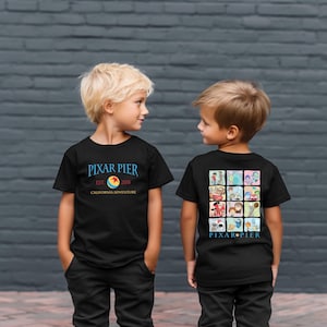 Vintage Pixar Pier Disneyland Shirt, Disneyland Pixar Fest 2024 Shirt, Meet me at Pixar Pier Disney Pixar Characters, Disneyland Trip Shirt