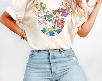 Toy Story Shirt, Disney World Toy Story Shirt, Mickey Head Shirt, Toy Story Movie Characters Shirt,Jessie And Buzz Shirts