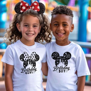 Disney Birthday Trip Shirt, Disney Girl Shirts, Disney Boys Shirts, Disney Birthday Squad, Matching Disney Shirts, Disney Birthday Shirt
