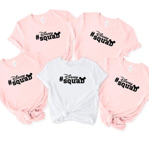 Disney Squad T-Shirt, Disney Squad Shirt, Disney Family Vacation Shirt, Disney 2024 Trip, Disney Group Shirts, Disney Tee
