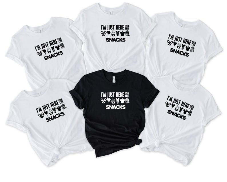 I'm Here For The Snacks, Family Shirt, Disney Food Beer Shirts, Disneyland Shirts, Disneyworld Vacation T-shirt image 4