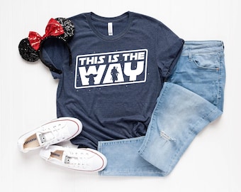 Baby Yoda This is The Way Shirt, Mandalorian Shirt, Mando T-Shirt, Baby Yoda Tee Mandalorian Shirt, Mando Shirt, Star Wars, Mando