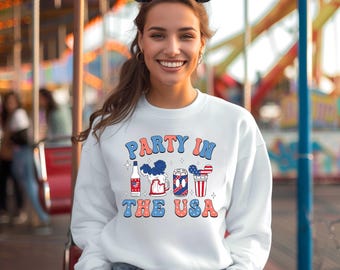 Party In The USA Disney Drinks Shirt, Patriot 4th of July Shirt, Patriot Shirt, Fourth Of July Disney Shirt,Disney American Patriotic Shirt