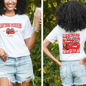 Retro Lightning Mcqueen Piston Cup Shirt, Disney Cars Shirt, Disney Shirts, Disney Pixar Shirt, Cars Shirt, Cars Land Shirt