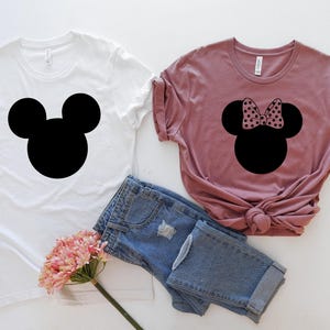 Mickey-Minnie Mouse Shirt, Disney couple shirt, Disney Family Shirt, Custom Disney Shirt, Disney Matching, Disneyworld Shirt, Mickey shirt