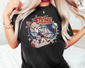 Space Mountain Shirt, Magic Kingdom Shirt, Mouse And Friends Space Shirt, Disney Shirt, Vintage Disney Shirt, Vintage Space Mountain Shirt