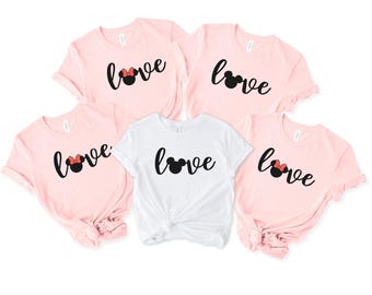 Mickey and Minnie Shirt, Disney Lovers Shirt, Matching Minnie Mickey Shirt, Disney Couple Shirt, Disney Honeymoon Shirt, Disneyland Shirt