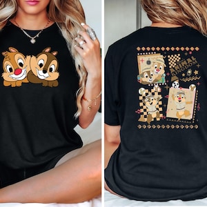 Koszulka Chip And Dale, Koszulka Disney Animal Kingdom, Koszulka Cartoon Squirrel, Bluza Disneyland, Koszulka Cute Disney Characters