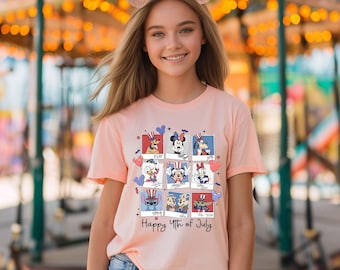 Happy 4th of July Mickey and Friends Shirt, 4th of July Funny Shirt, Fourth Of July Disney Shirt, Disney American Patriotic Shirt