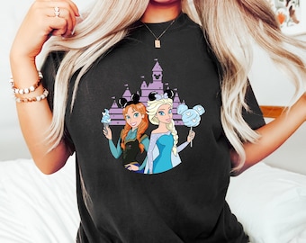 Disney Princess Elsa T-Shirt, Frozen Elsa Anna Shirt, Frozen Top, Disney Princess Elsa Shirt, Frozen Magic kingdom shirt, Disney Trip shirt