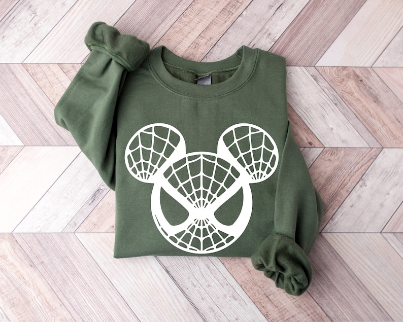 Spiderman Mickey Shirt, Avengers Shirt, Disney Mickey Minnie Head Shirt, Spiderman Matching Shirts, Spiderman Disney Shirt,Disney Shirt image 2