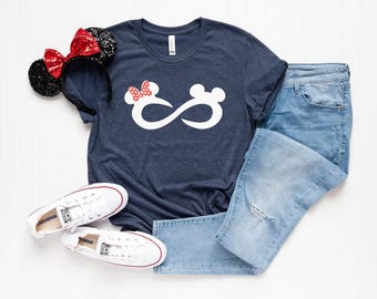 Mickey and Minnie Shirt, Disney Lovers Shirt, Matching Minnie Mickey Shirt, Disney Couple Shirt, Disney Honeymoon Shirt, Disneyland Shirt