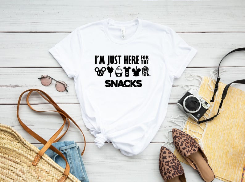 I'm Here For The Snacks, Family Shirt, Disney Food Beer Shirts, Disneyland Shirts, Disneyworld Vacation T-shirt image 2