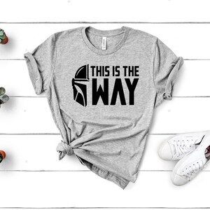 This Is The Way Shirt, Mandalorian Shirt, Mando T-Shirt, Mandalorian Tee Mandalorian Shirt, Mando Shirt, Star Wars, Mando image 2