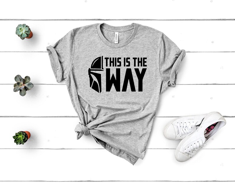 This Is The Way Shirt, Mandalorian Shirt, Mando T-Shirt, Mandalorian Tee Mandalorian Shirt, Mando Shirt, Star Wars, Mando image 2