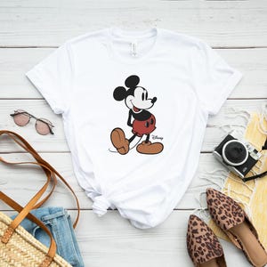 Disney Classic Mickey Mouse Pose Shirt, Mickey Shirt, Disneyland Holiday Vacation Shirt, Disney Retro Shirt image 2
