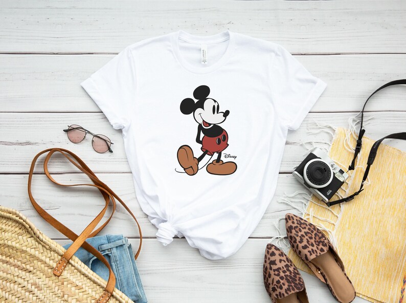 Disney Classic Mickey Mouse Pose Shirt, Mickey Shirt, Disneyland Holiday Vacation Shirt, Disney Retro Shirt image 2