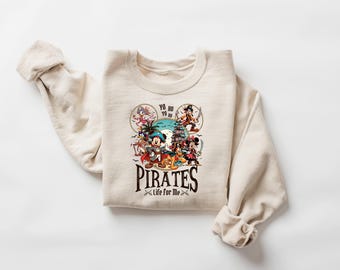 Disney Pirate Cruise Tees, Yo Ho Yo Ho A Pirate's Life For Me Shirt, Disney Mickey and Minnie Pirate Themed Shirt, Disney Pirates Sweatshirt