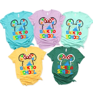 Disney Back To School Shirt, Magical Classroom T-Shirt, Minnie Castle Tee, Disney Teacher Shirt, Kids School Sweatshirt