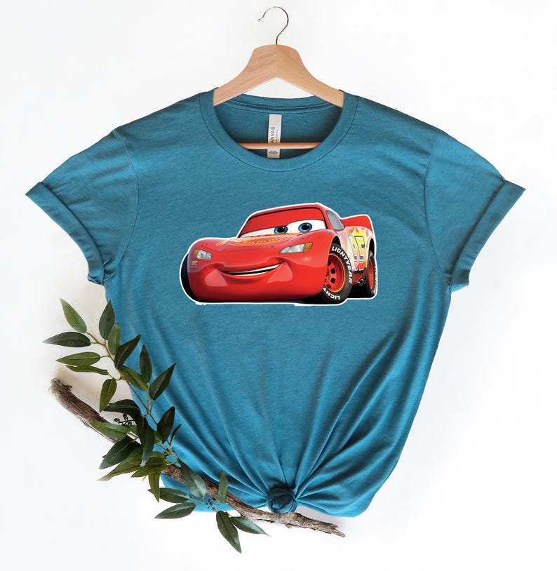 Cars Family Trip Shirt, Lightning McQueen Shirt, Piston Cup Champion T-shirt, Racing Series 95 Sweatshirt, Pixar Car McQueen Hoodie immagine 2