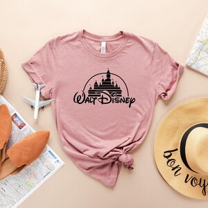 Walt Disney T-shirt, Disney Shirts, Mickey Shirts, Minnie Shirt, Disneyworld Shirt, Disney Shirt For Women, Walt Disney Shirt, Disney Castle