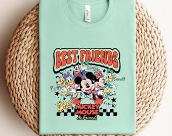 Disney Trip With My Bestie Shirt, Disneyland Best Friend Shirt, Disney Vacation, Disney Girl's Trip Shirt, Best Friends Disneyland Matching