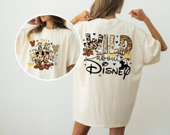 Wild About Disney Shirt, Family Vacation Shirt, Animal Kingdom Shirt, Safari Disney Shirt, Wild Trip Shirt, Micky and Friends Shirt