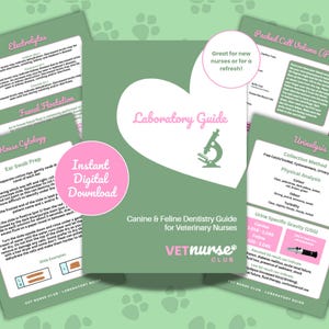 Laborleitfaden für Veterinärschwestern (Digital Download)