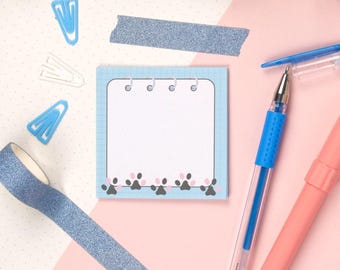 Note Paw, Cute Stationery Tear Off Memo Pad, 30 Pages