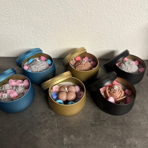Scented candles/ roses/ hearts/ donuts/ ball candle gift idea