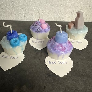 Scented Candle Cup Cake Small/ Donuts/ Hearts/ Cup Cake/ Candles/ Gift Idea