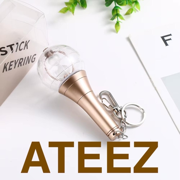 Boy Groups | K-Pop Light Stick Keychain | Lights Up | Color-Changing | K-Pop Fan Gift | Seventeen, ENHYPEN, ATEEZ, Stray Kids, NCT & More!