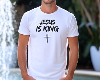 Jesus is King Christian T-Shirt, Unisex Fit