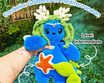 Cordelia - Goddess of Mediterranean sea (pdf crochet pattern)