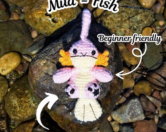 Mud fish crochet pattern