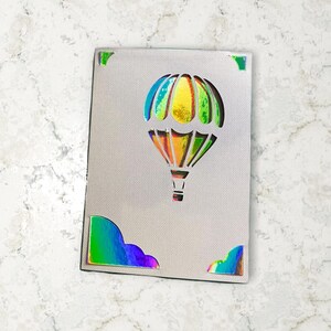 Just Because Card | Hot Air Balloon | Cute Hot Air Balloon Card | Handmade Card | Greeting Card | Cardstock Just Because Card