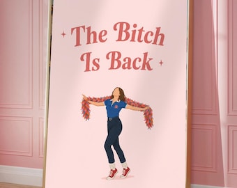 Póster de The Deal Off Campus, Póster de Hannah Wellsey bailando, Póster de arte de romance en el hockey