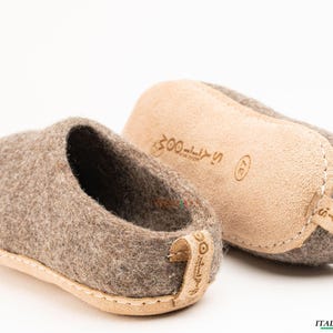 wool felted slippers