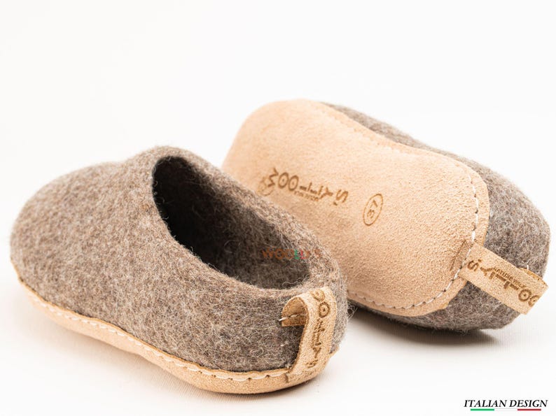 wool felted slippers
