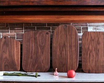 Black Walnut Chopping Boards, Black Walnut Cutting Boards, Elegant Wooden Chopping Boards, High Quality Dark Wood Chopping Board