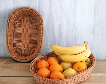 Cesta de frutas / Cesta de refrigerios / Cesta de almacenamiento / Decoración del hogar / Utensilios de cocina / Cesta de picnic / Cesta para servir / Organizador de cocina