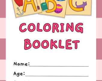 ABC coloring book for children