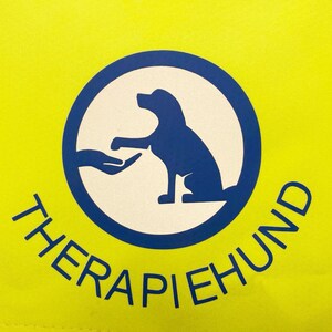 Beispiel: Therapiehund, Schrift wahlweise