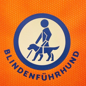 Beispiel: Blindenführhund (nur mit Nachweis das sie einen ausgebildeten Blindenführhund haben)