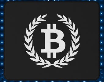 Bitcoin Mouse Pad, Crypto Investor Gift, Bitcoin Office Decor, BTC Desk Accessories, Christmas Gift for Bitcoin Lover