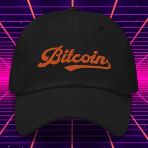 Bitcoin Investor Hat, Embroidered BTC Cap, Gift for Bitcoin Lovers, Bitcoin Accessories, Bitcoin Merch, BTC Blockchain Hat, Crypto Gifts