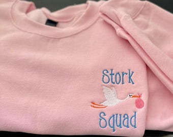 Stork Squad Crewneck Sweatshirt - Labor and Delivery Nurse Sweatshirt