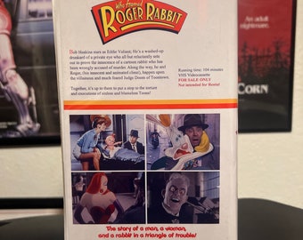 Who Framed Roger Rabbit Custom VHS Slipcase (NO MOVIE) - Etsy